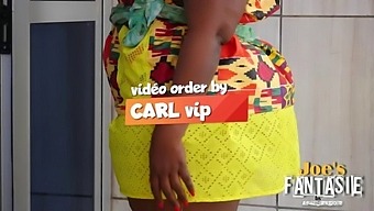 African American Mature Saleswoman With A Big Butt