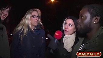 Brutal Interracial Encounter With Busty Milf In Public