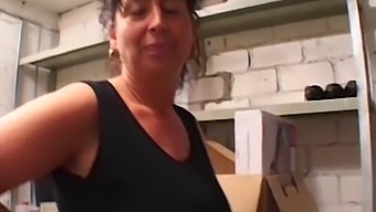 Amateur Mom With Big Tits Gets Fucked In The Garage