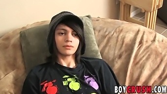 Beautiful Young Gay Man Masturbates And Ejaculates During Sex Interview