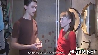 Teen Blowjob And Fucking In Amateur Porn Video