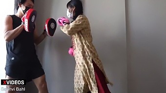 Indian Ufc Contender Gets Punched By A Pro