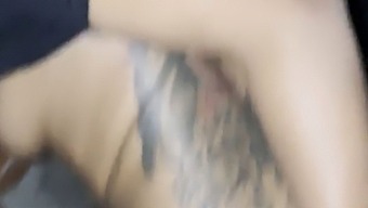Tattooed Hottie Link Smoke Gets Naughty In Public With Chris Blaccwood